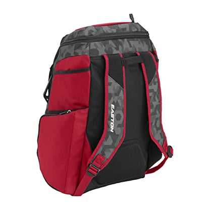 Easton | WALK-OFF MOJO Backpack Equipment Bag | Baseball & Softball | Multiple Colors - color: Red-Mojo