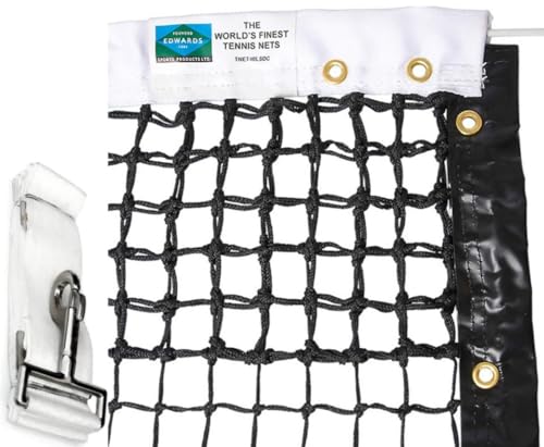 Edwards 42' Tennis Net w Center Strap Included - Court Equipment Package - style: 40LS Double Center