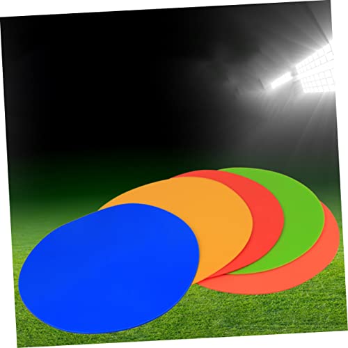 SUPVOX 6pcs Soccer Training Markers Football Roadblock Discs Green Yellow Storage Bag for Agility Drills and Use