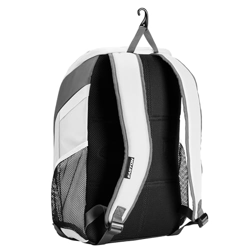 Easton Dugout Backpack Equipment Bag | Baseball & Softball | Multiple Colors - color: White
