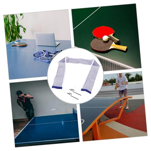 DECHOUS Portable Table Tennis Net with Metal Bracket Retractable Pong Net for Easy Setup for Adults and Training Durable and Construction