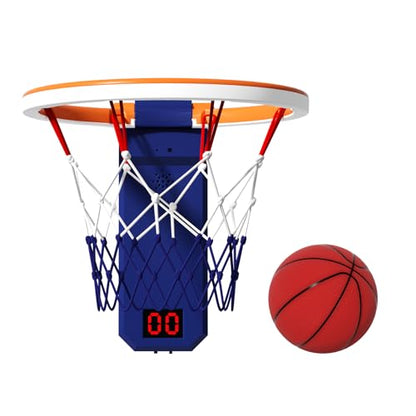 Kids Basketball Hoop Indoor with Lights & Sounds, Electronic Scoring, Easy Storage,Toys for Boys Girls, Birthday Gift Ages 3+