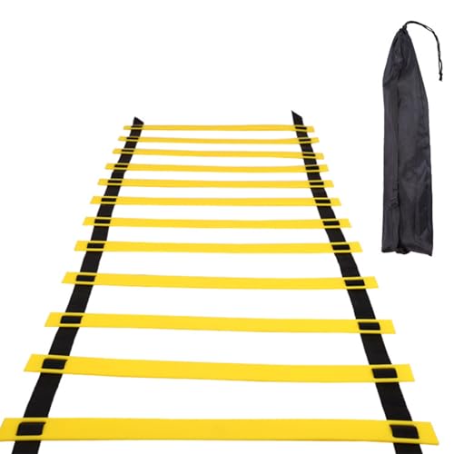 Agility Ladder Speed Equipment, Soccer Ball Football Flexibility Training Fitness Jumpings Ladders Footworks Set Indoor