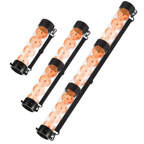 Pickleball Ball Retriever 17 Ball Pickleball Tube Ball Pickup Tennis Ball Tube with Shoulder Strap, Easy Pickup Portable Pickleballs Balls Holder