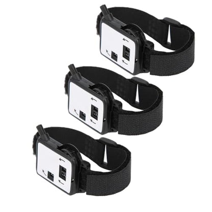 3Pcs Golf Stroke Counter Watch - Manual Dial Score Keeper for Golfers, Wrist Wearable Plastic Stroke Counter