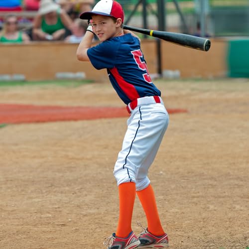 Haysandy 24 Pairs Soccer Socks Youth Football Softball Baseball Team Sock Bulk Unisex High Long Tube Sport Sock