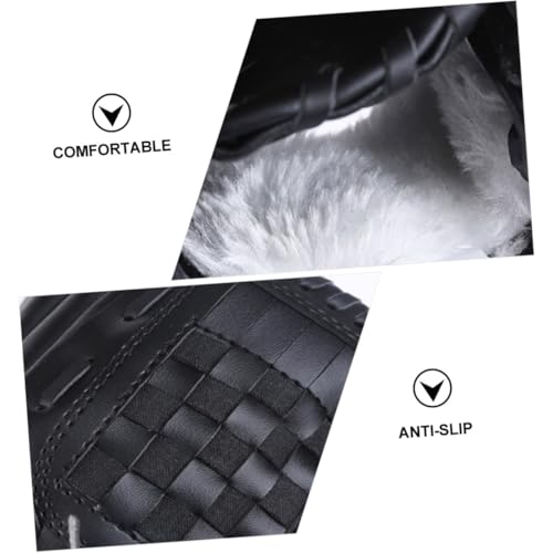 SHERCHPRY PU Baseball Glove Lightweight Infielder Pitcher Training Mitt for Youth Beginners Flexible Softball Fielding Hand Protection
