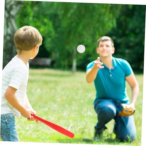 Luxshiny 2 Sets Baseball Bat Outdoor Lightweight Soft Plastic Training Bat for Boys Parent Activities Backyard Beach Play