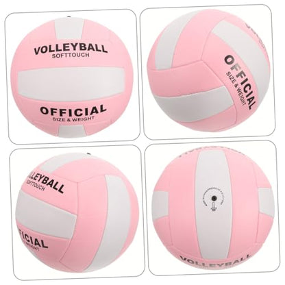 Luxshiny Soft Indoor Volleyball Standard Inflatable Sports Ball Training Beach Ball for Entrance Examination and Indoor Matches with Elasticity and Control