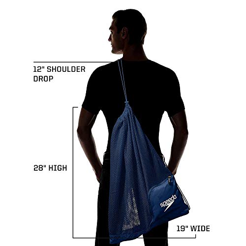 Speedo Drawstring Ventilator Mesh Equipment Bag - color: Formula One