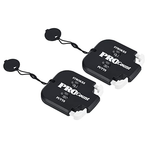 PATIKIL Golf Score Counter, 2 Digits Scoring Keeper Mini Golf Shot Stroke Counter for Golf Game Scorekeeper Outdoor Sport Scoreboard - color: White+Black, Black+White