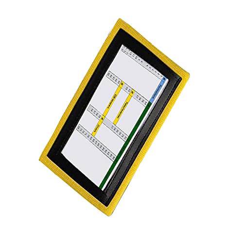Football Play Wristbands | Sports Playbook Band | Youth Quarterback Gear | Wristband Playbook | Softball Wristbands for Signs - color: Yellow