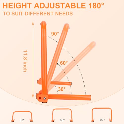 Hikeen Agility Speed Training Hurdles, Adjustable Agility Training Hurdles for Football, Basketball, Soccer Hurdles Training Equipment Set
