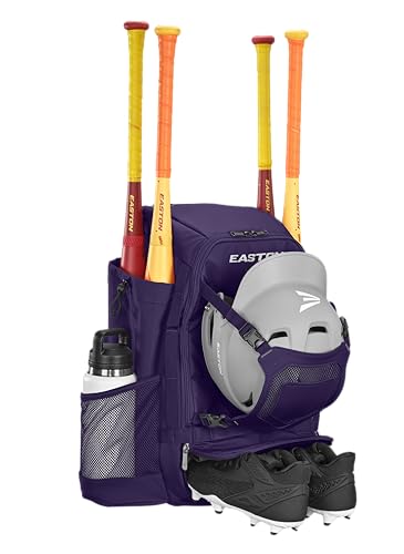 Easton Easton | Walk-off Ethos Backpack Equipment Bag | Baseball & Softball | Multiple Colors - color: Purple