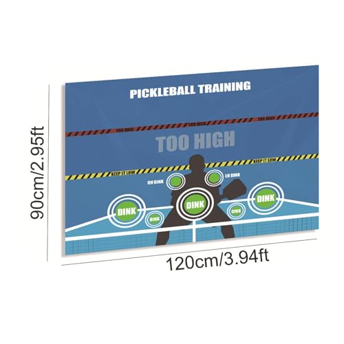 Official Dink Pad Dink Master Exercise Rebounder Aids Pad Pickleball Practice Pad for Walls for Yard Pickleball Dink Training 47.24x35.43inch