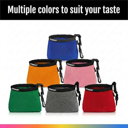 Golf Club and Golf Ball Cleaning Bag - Cleans Club Grooves, Golf Bag Accessories,Waterproof Clean Face Tech, Detachable Clip, Machine Washable,Golfer Gifts for Men(1-Pack,PINK) - color: PINK