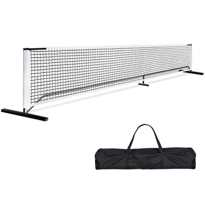 22FT Regulation Pickleball Net Set - Heavy Duty Metal Frame Portable Pickleball Net System with Carry Bag for Backyard, Driveway & Outdoor Games - style: Pickleball Net with Court Marker