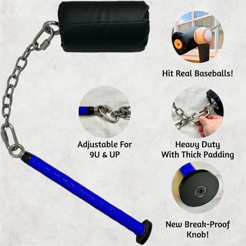 The Whip Bat 2.0 Baseball & Softball Hitting Trainer. Fix Casting, Dropped Hands, and Rythm Issues in Your Swing. Use Real Baseballs & Softballs with This Swing Corrector & Training Aid.