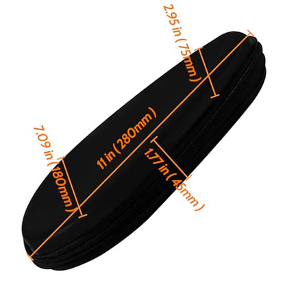 Table Tennis Racket Case Ping Pong Paddle Case Storage Pocket Hard Cover Large Capacity Container Bag Gourd Shape for Sports Accessories Texture (Black)