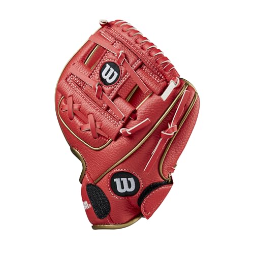 Wilson | A200 | Youth T-Ball & Baseball Glove + Mitt | Sizes 9" - 10" | Right + Left Hand Throw | Multiple Styles