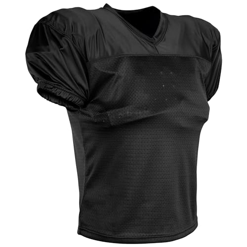 Champro Boys Preseason Football Practice Jersey - color: Black, size: Small