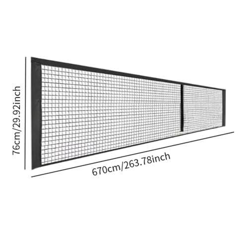Pickleball Net Net Easy Setup Movable Practice Oxford Cloth Polyester Design Suitable for Indoor Outdoor Court Beach