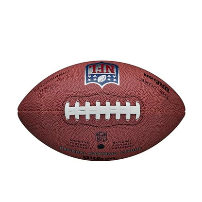 WILSON NFL Authentic Footballs - The Duke - color: Brown, size: Official, style: Replica