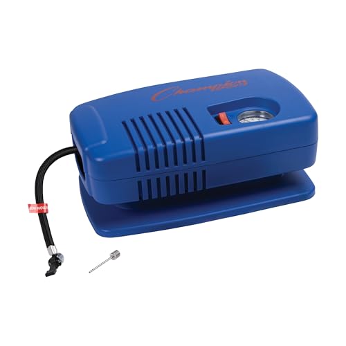 Champion Sports Electric Ball Inflator – Quiet High-PSI Air Compressor & Ball Pump for Sports Balls, 110–120V AC - size: 1/4 HP - 125 PSI (Deluxe)