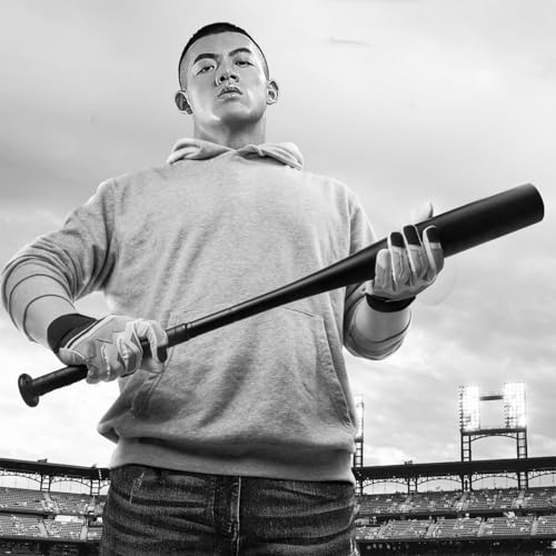 Modular Baseball Bat with Adjustable Length – Interchangeable parts for Customizable Fit – Converts from 28 Inch Bat to 17 Inch Short Bat – Versatile Design Aluminum Traning Bats (Matte Black)