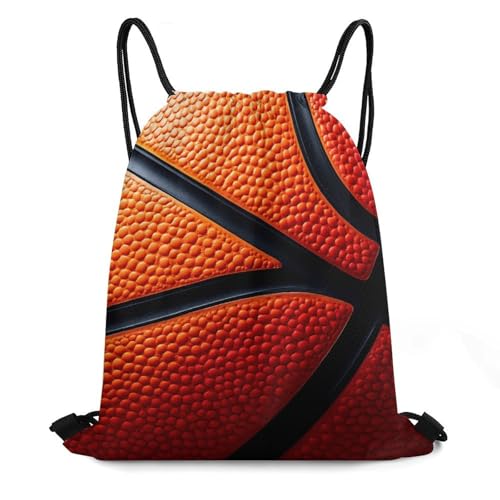 Large Capacity Beam Backpack Drawstring Sack for Basketball Sports Gear Travel Storage Men Women Unisex, Basketball Bags - color: Picture (1002)