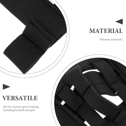 Ciieeo Youth Mini Baseball Glove Softball Training Glove Black Sturdy Catchers Mitt for Youth Practice and Golf Training