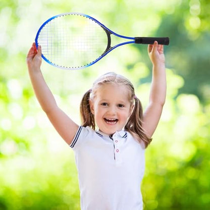 Luxshiny Tennis Racket Set Lightweight Outdoor Sports with Enlarged Racket Area for Easy Beginner Practice Safe Material Portable for Boys
