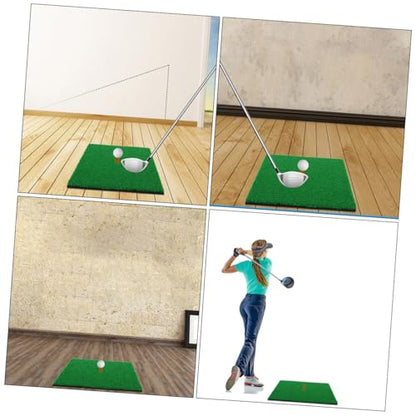 GANAZONO Portable Golf Training Aid Mat Grass Practice Turf for Indoor Outdoor Swing and Short-Range Shot Accuracy Improvement