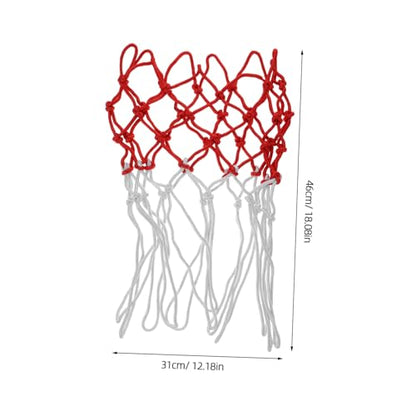 Kisangel 2pcs Heavy Duty Basketball Net Replacement and Moisture-Resistant Basketball Frame Net Easy to Install for Indoor and Outdoor Use