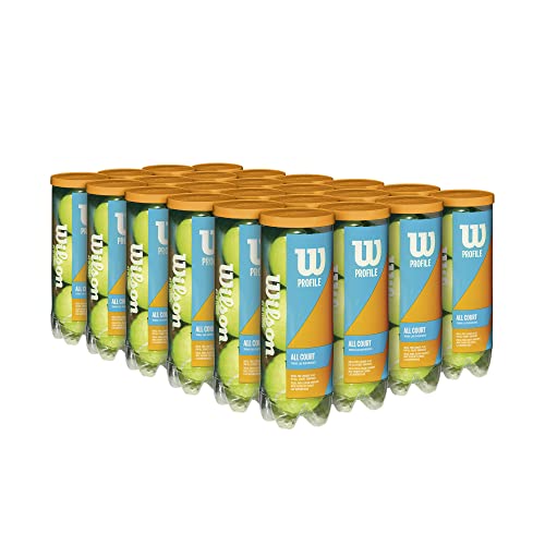 Wilson Prime All Court Tennis Ball - size: 24 Can Case (72 Balls)
