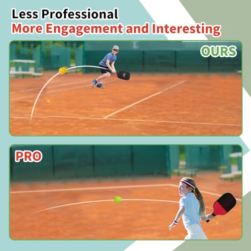 Waterproof Lightweight Pickleball Paddles Set of 2,Beach Pool Toys Fun Play Sport Game,Gift for Teenagers Kids Adults Beginner,Indoor Outdoor Activities - size: Large