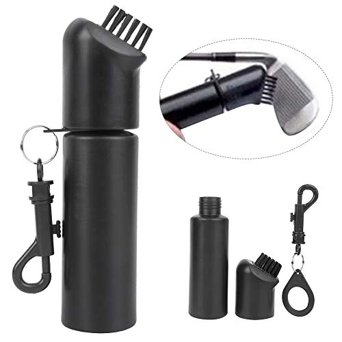 Golf Club Brush,Comfortable Hand Grip Golf Bristles Brush Groove Cleaner with Water Bottle Golf