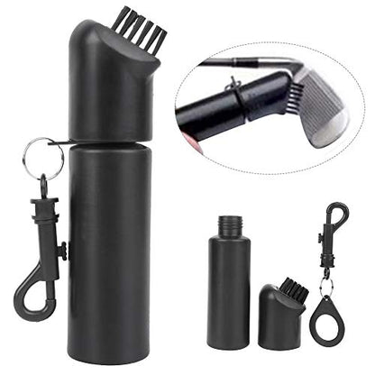 Golf Club Brush,Comfortable Hand Grip Golf Bristles Brush Groove Cleaner with Water Bottle Golf