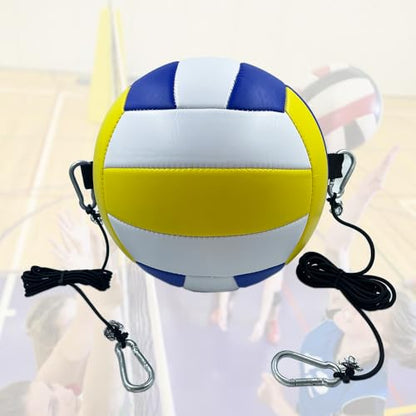 Volleyball Training Equipment Aid,Volleyball Spike Trainer,Suitable for Serving,Spike and Jump Training,Equipped with Elastic Ropes for Hanging and Practice Volley Ball.-Two Ear