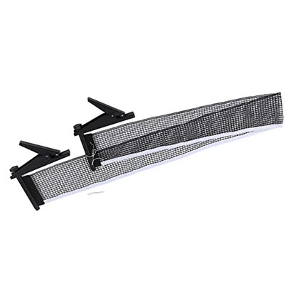 Professional Standard Table Tennis Net Rack Set with Nylon Net, Stainless Steel and Metal Brackets for Indoor Match