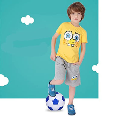 Soccer Ball Size 2,3,4,5 White Blue Outdoor and Indoor School Sports Activity Anti-Explosion Classic Design Suitable for Kids Toddler Boy Gift Training Practice - style: Size 5