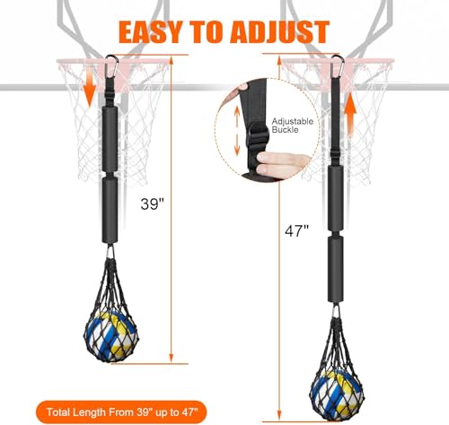 Volleyball Spike Trainer, Volleyball Training Aids, Volleyball Attack Trainer, Adjustable Volleyball Spiking Training System can Improve Your Serving, Jumping, Arm Speed and Spiking Power