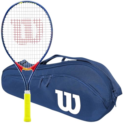 Wilson US Open Junior Tennis Racquet Bundled with an Advantage 2.5 Tennis Bag