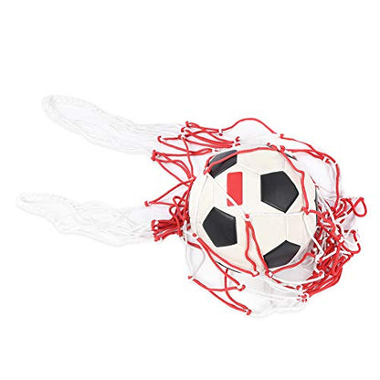 Large Sports Ball Bag, Portable Mesh Carrier with Thickened Rope for Basketball, Football, Volleyball, Sturdy Durable Wear