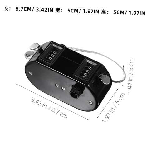 balacoo Golf Scoring Equipment Baseball Pitch Counter Mechanical Counter Tally Clicker Digital Clicker Lightweight Portable for Sports