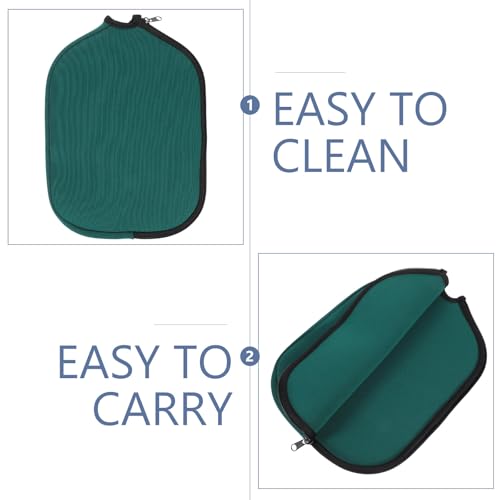 Table Tennis Paddle Protective Sleeve Green Neoprene Scratch-resistant Portable Storage Case for Racket Bag Suitable for Outdoor and Indoor