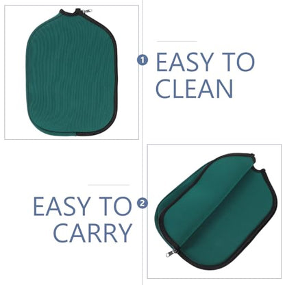 Table Tennis Paddle Protective Sleeve Green Neoprene Scratch-resistant Portable Storage Case for Racket Bag Suitable for Outdoor and Indoor