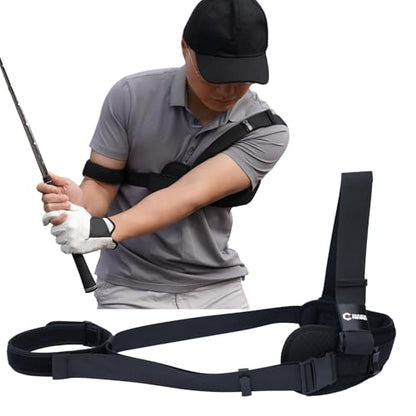 GAIARENA Golf Trail Arm Swing Aid Slider Golf Training Aid, Trainer Equipment to Eliminate Slices & Chicken Wing Swing, Gifts for Men Women Beginner Golfers - style: Right Handed Golfers