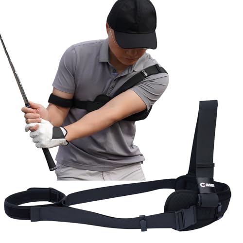 GAIARENA Golf Trail Arm Swing Aid Slider Golf Training Aid, Trainer Equipment to Eliminate Slices & Chicken Wing Swing, Gifts for Men Women Beginner Golfers - style: Right Handed Golfers