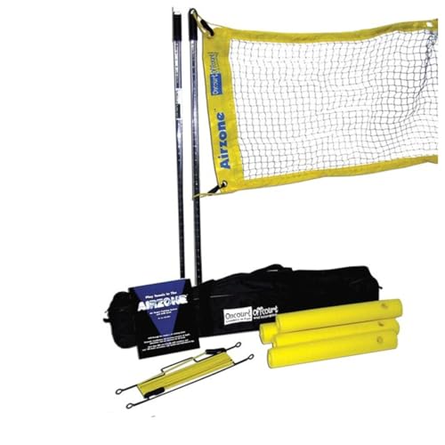 Airzone System - Tennis Target System & Training Aid | Portable & Lightweight | Adjusts up to 7 Ft | Quick Set-Up No Tools Needed | Weather-Resistant | Stop Hitting Balls Into The Net | Bag Included